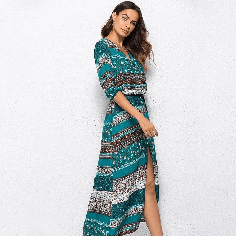 Gypsy Moon Tunic Maxi Dress - Glova