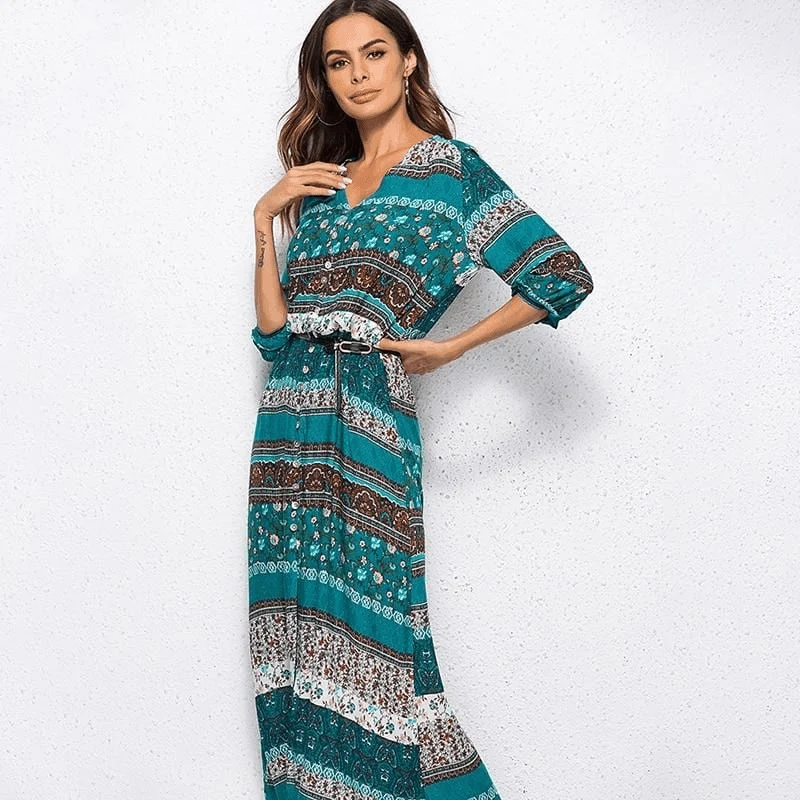 Gypsy Moon Tunic Maxi Dress - Glova