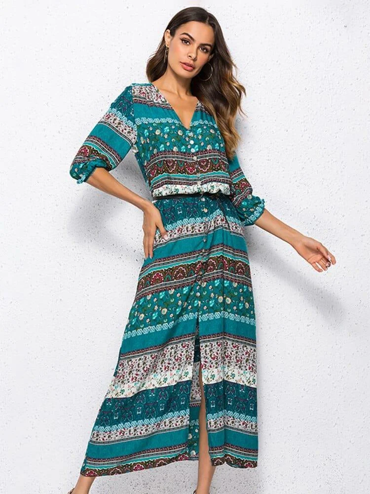 Gypsy Moon Tunic Maxi Dress - Glova