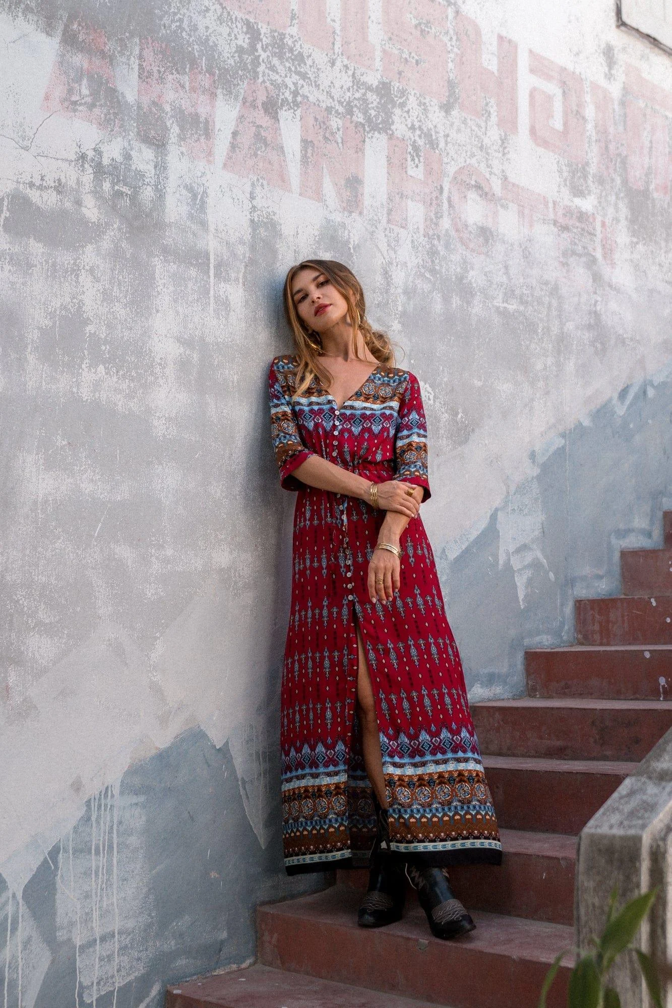 Gypsy Moon Tunic Maxi Dress - Glova