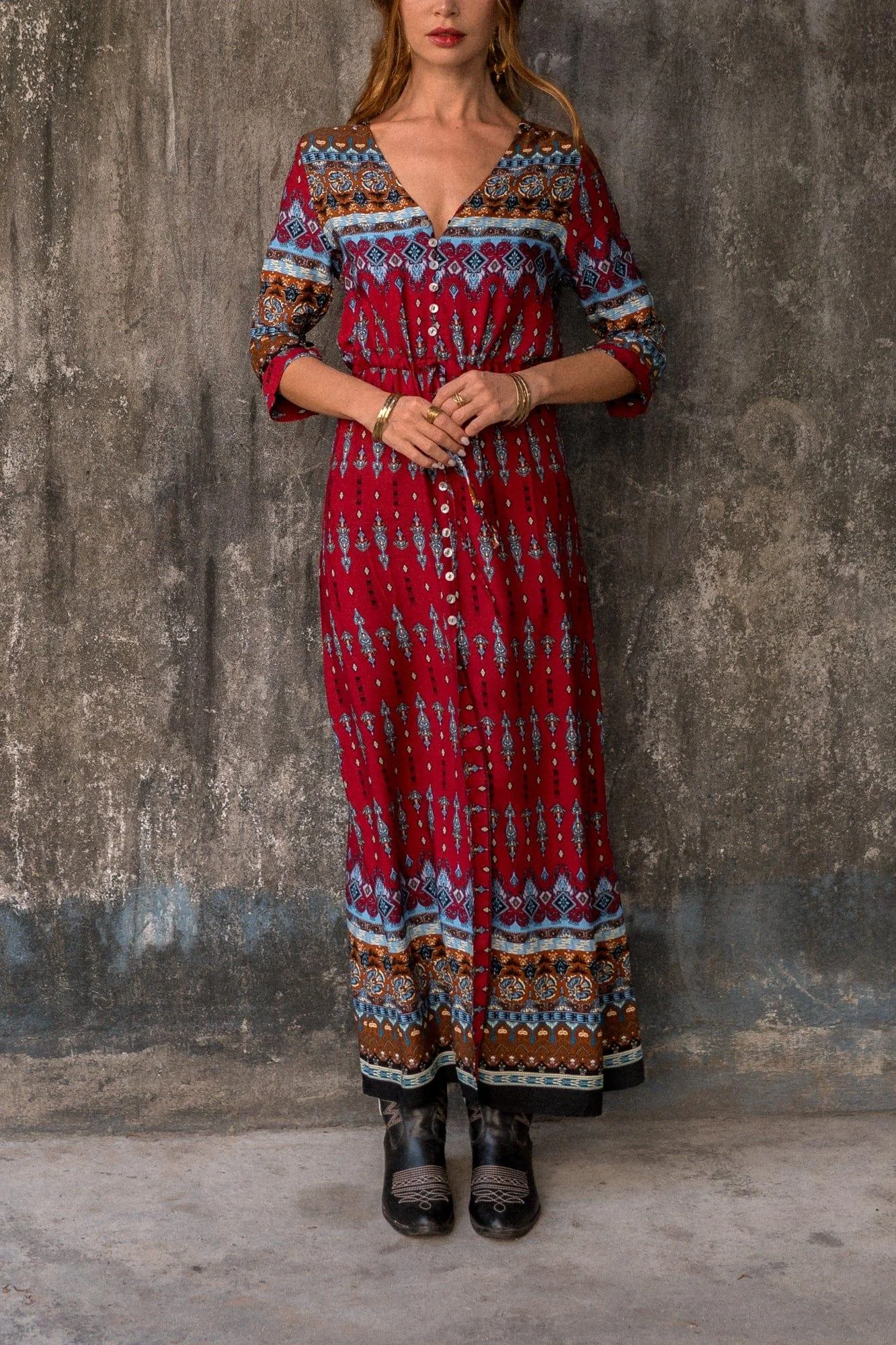 Gypsy Moon Tunic Maxi Dress - Glova