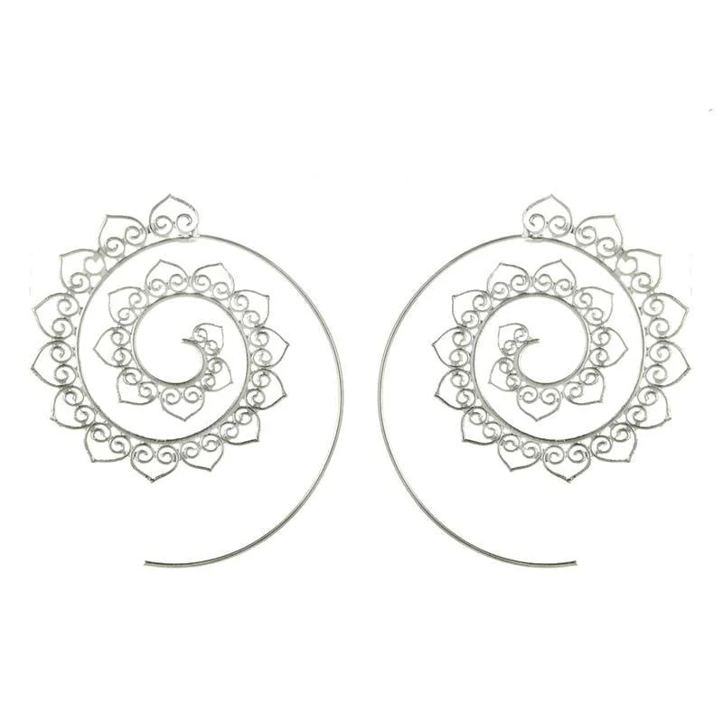 Gypsy Tribal Swirl Earrings - Glova