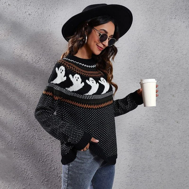 Halloween Knitted Sweater - Glova