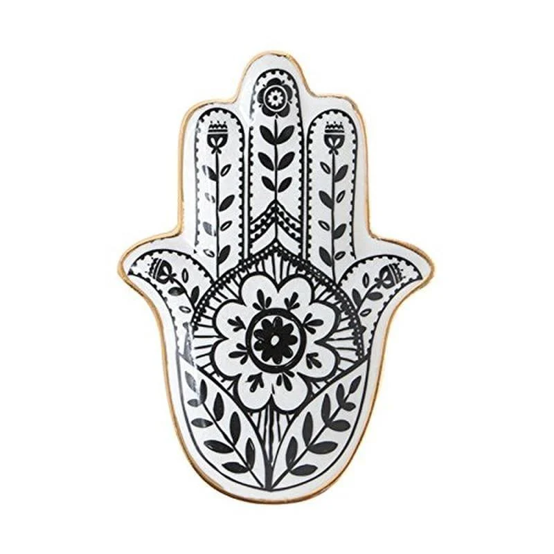 HAMSA GARDEN HAND TRINKET DISH - Glova