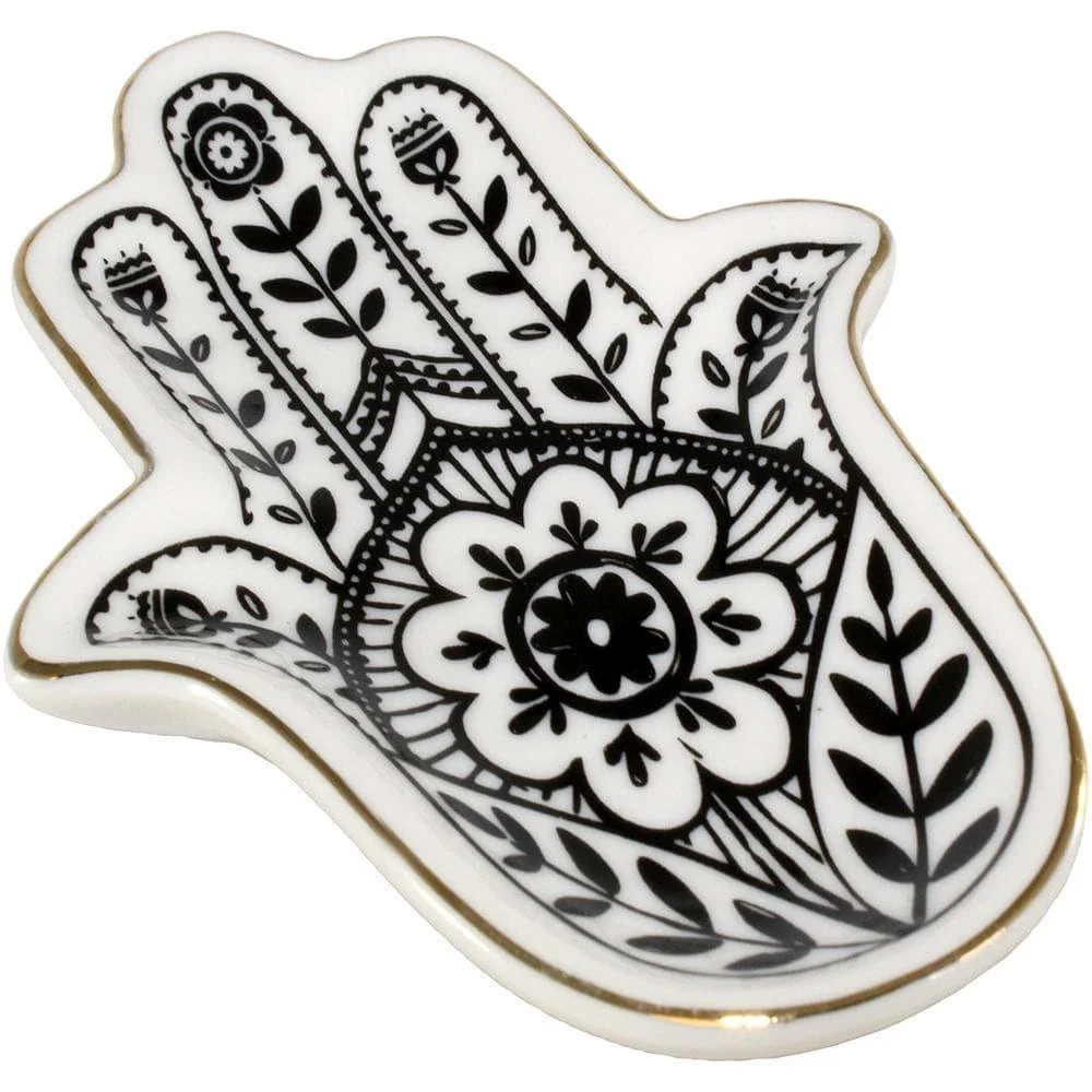 HAMSA GARDEN HAND TRINKET DISH - Glova