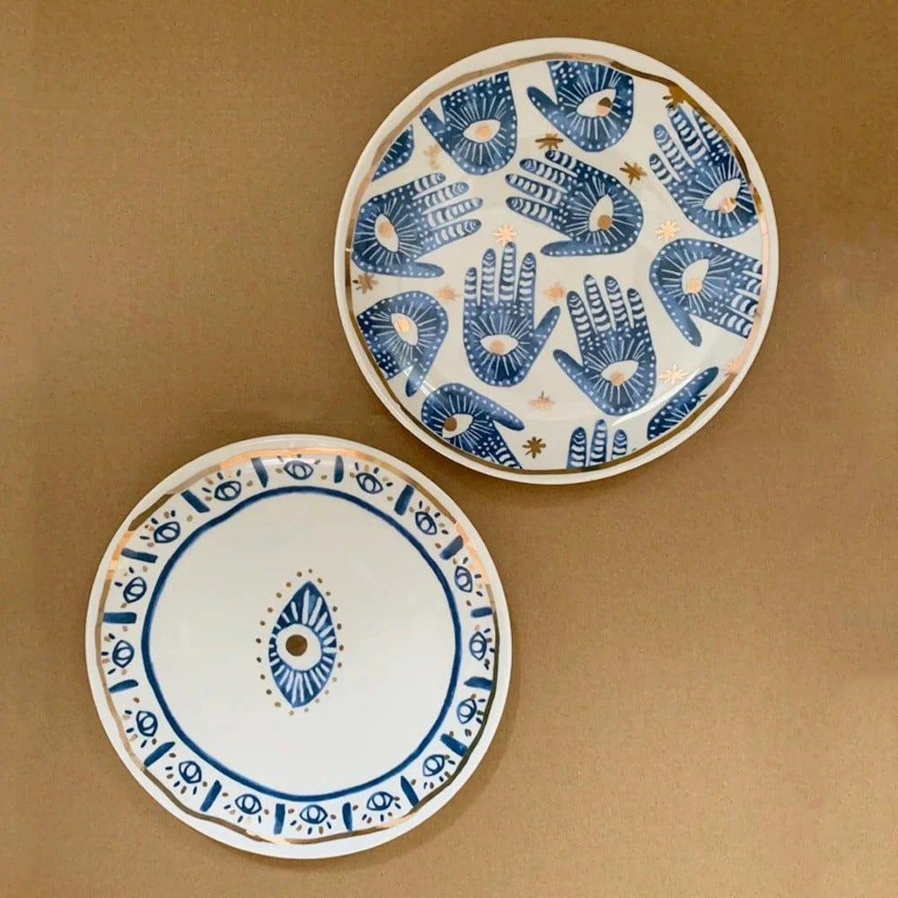 Hamsa Hand Serving Plate - Glova