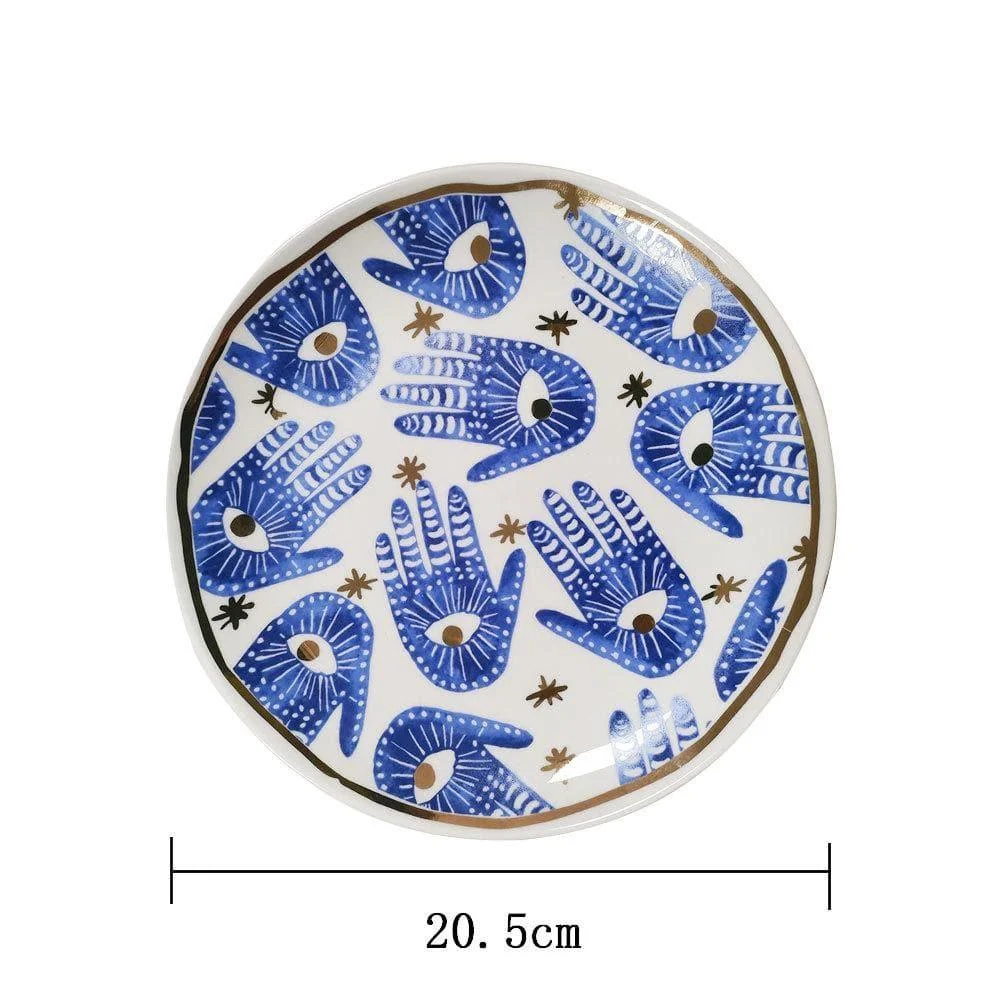 Hamsa Hand Serving Plate - Glova