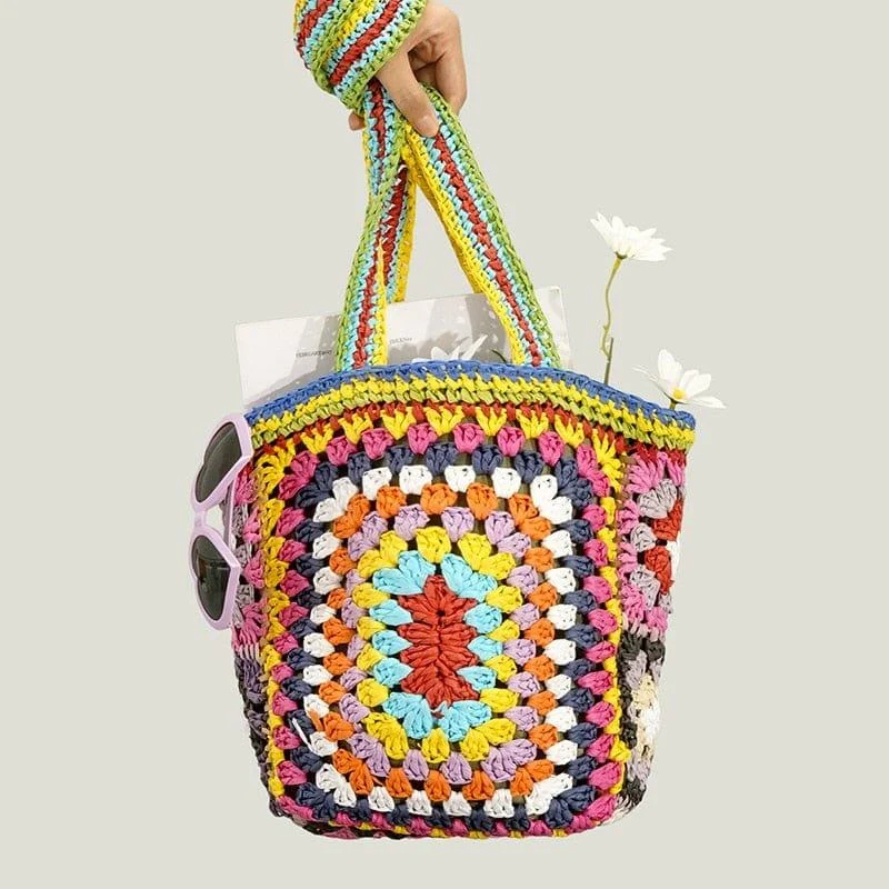 Hand Knitted Crossbody Bag - Glova