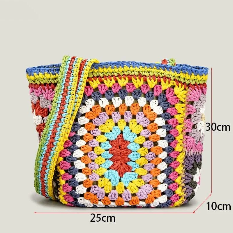 Hand Knitted Crossbody Bag - Glova