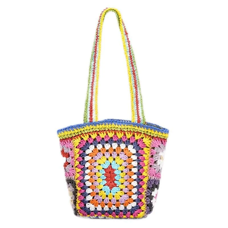 Hand Knitted Crossbody Bag - Glova