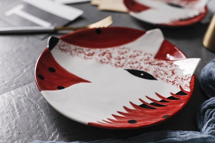 Hand Painted Animal Ceramic Plates - Glova