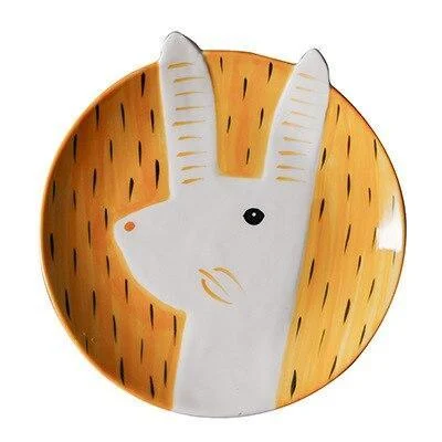 Hand Painted Animal Ceramic Plates - Glova