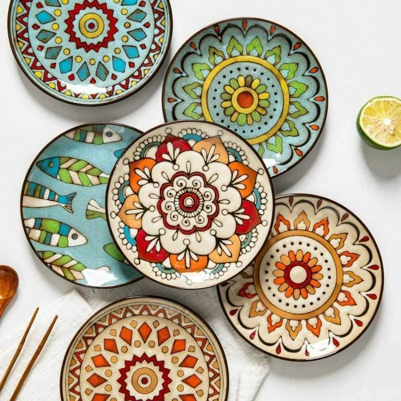 Hand Painted Ceramic Dish Collection - Glova