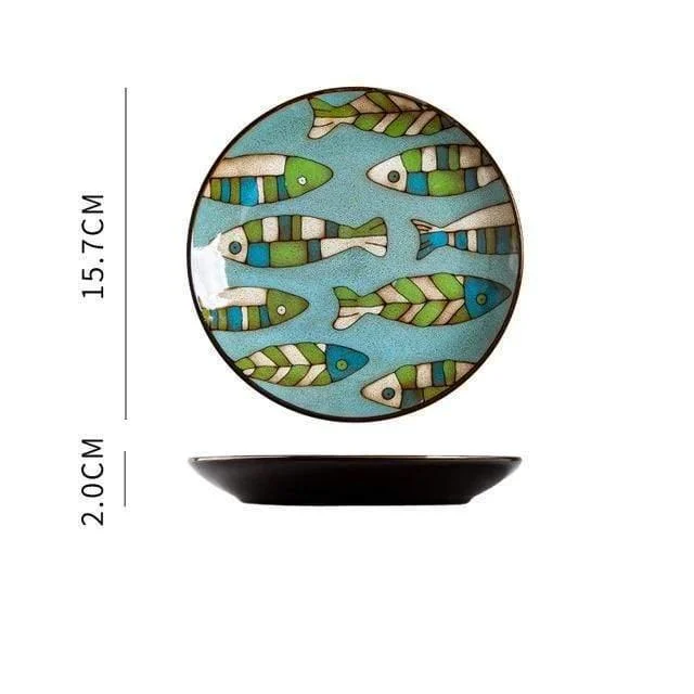 Hand Painted Ceramic Dish Collection - Glova