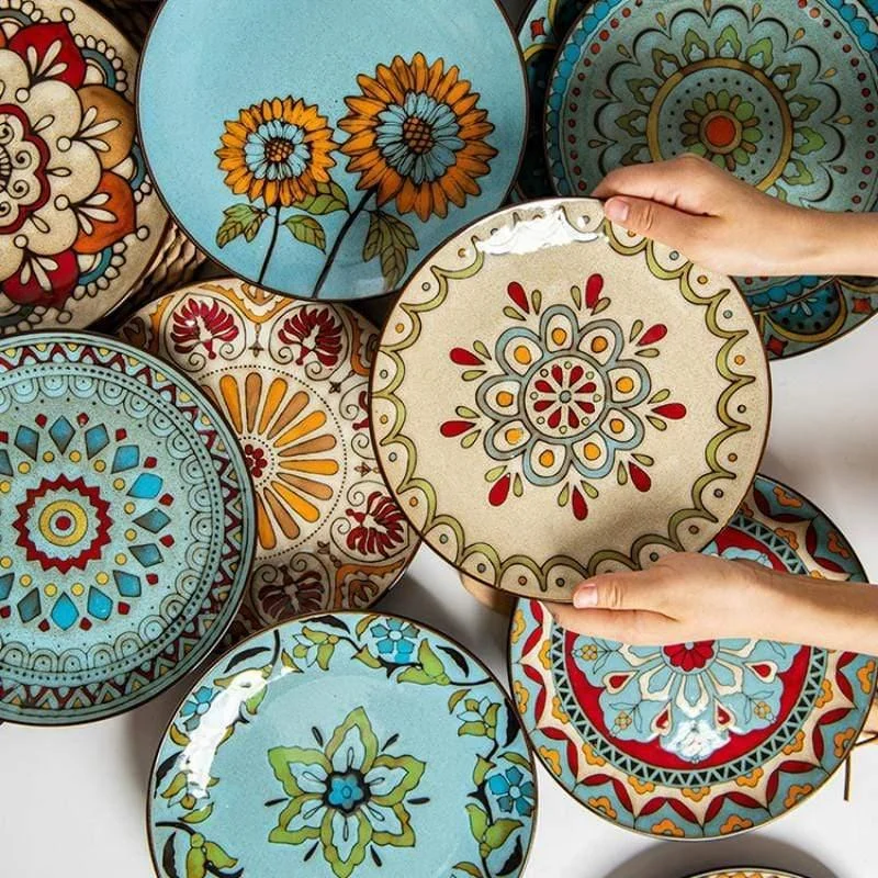 Hand Painted Ceramic Dish Collection - Glova