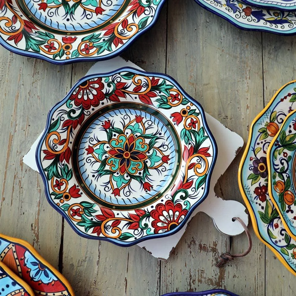 Hand-painted Ceramic Plate - Glova