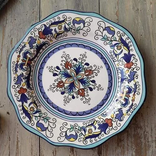 Hand-painted Ceramic Plate - Glova