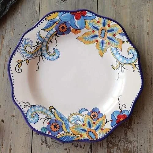 Hand-painted Ceramic Plate - Glova