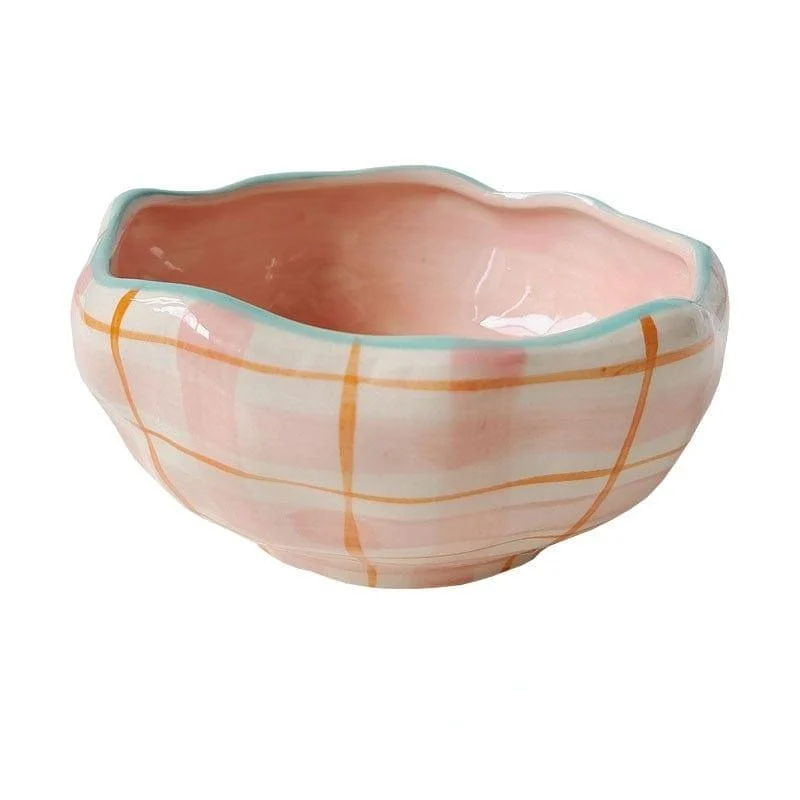 Hand Painted Irregular Ceramic Bowls - Glova