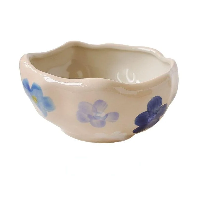 Hand Painted Irregular Ceramic Bowls - Glova