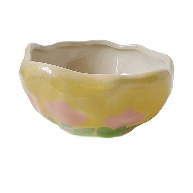 Hand Painted Irregular Ceramic Bowls - Glova