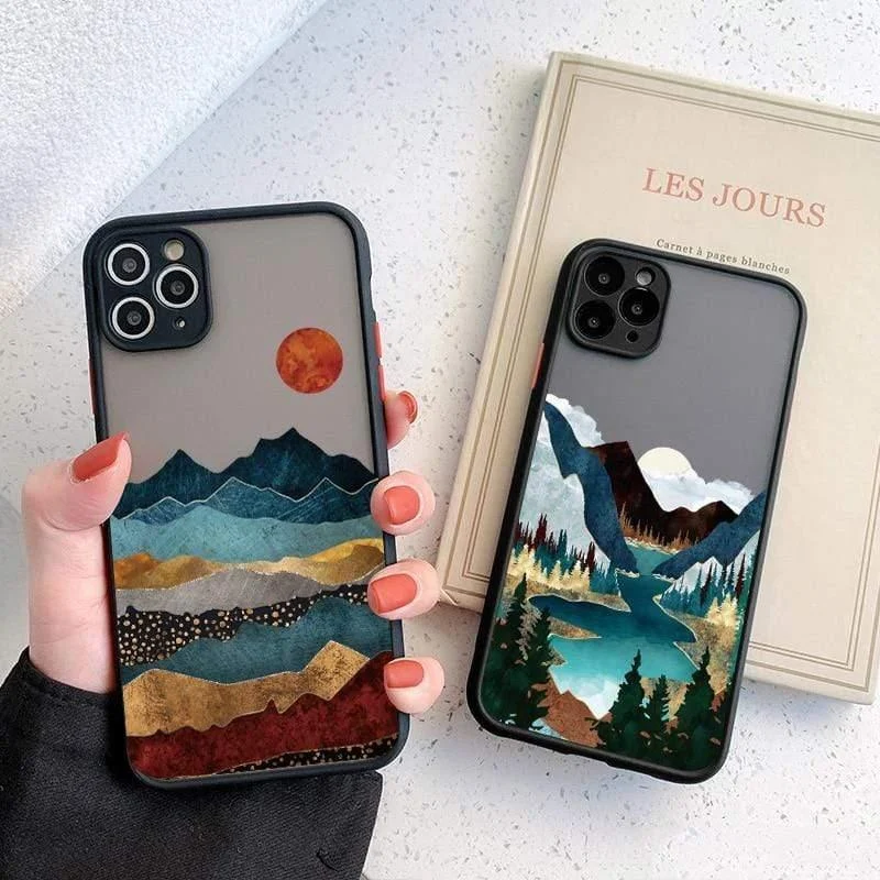 Hand Painted Landscape Phone Case - Glova