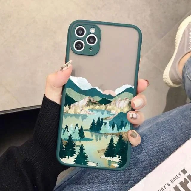 Hand Painted Landscape Phone Case - Glova