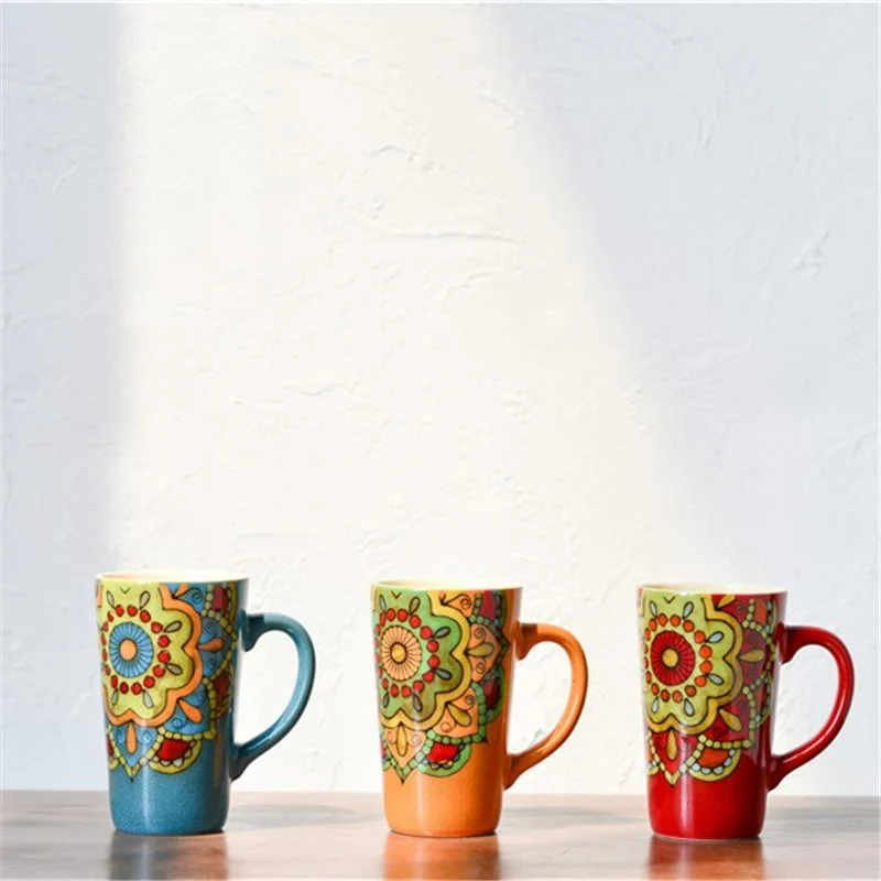 Hand-painted Mandala Mugs - Glova