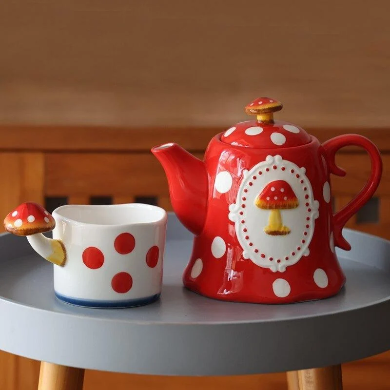 Hand Painted Mushroom Tableware - Glova