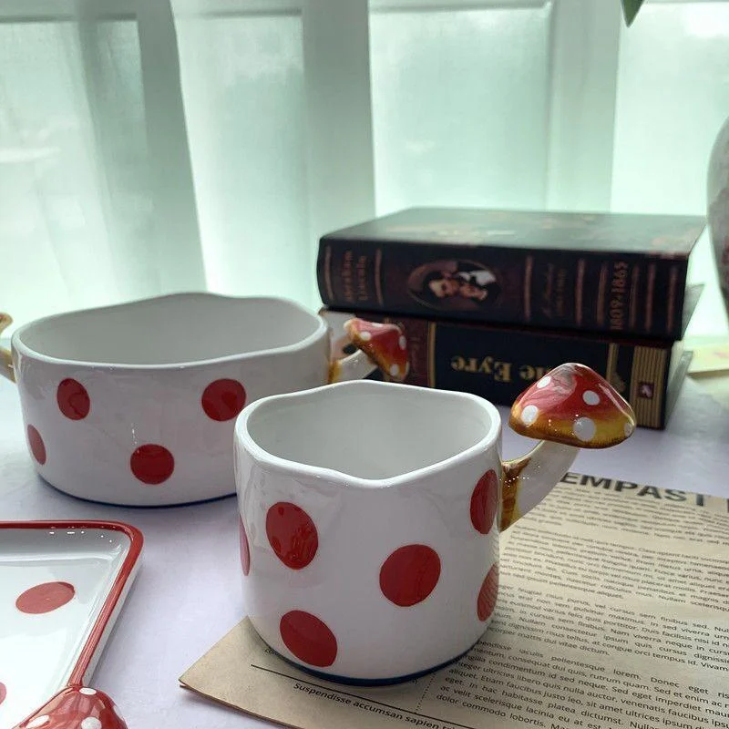 Hand Painted Mushroom Tableware - Glova