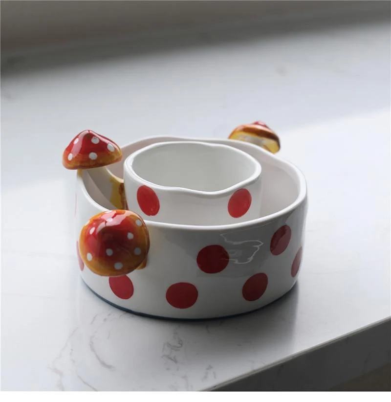 Hand Painted Mushroom Tableware - Glova