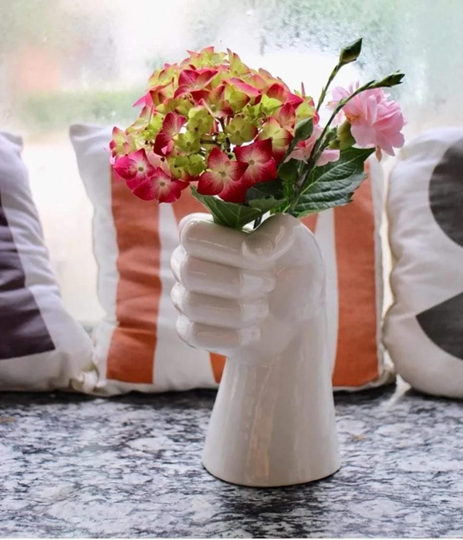 Hand Shaped Flower Vase - Glova