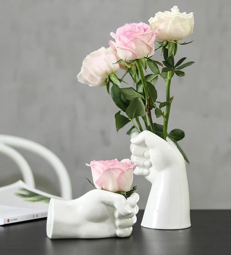 Hand Shaped Flower Vase - Glova