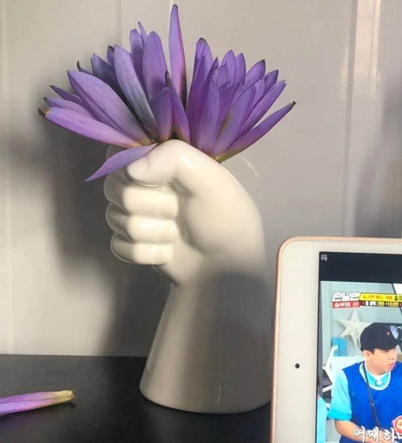 Hand Shaped Flower Vase - Glova