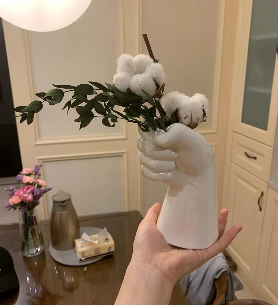 Hand Shaped Flower Vase - Glova