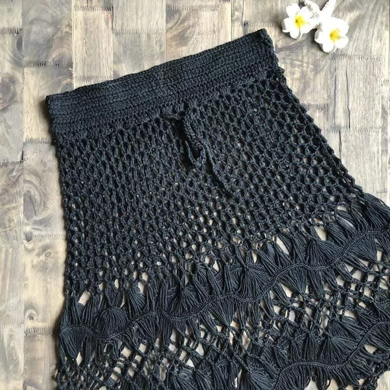 Hand Woven Boho Mini Skirt - Glova