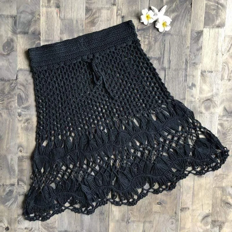 Hand Woven Boho Mini Skirt - Glova