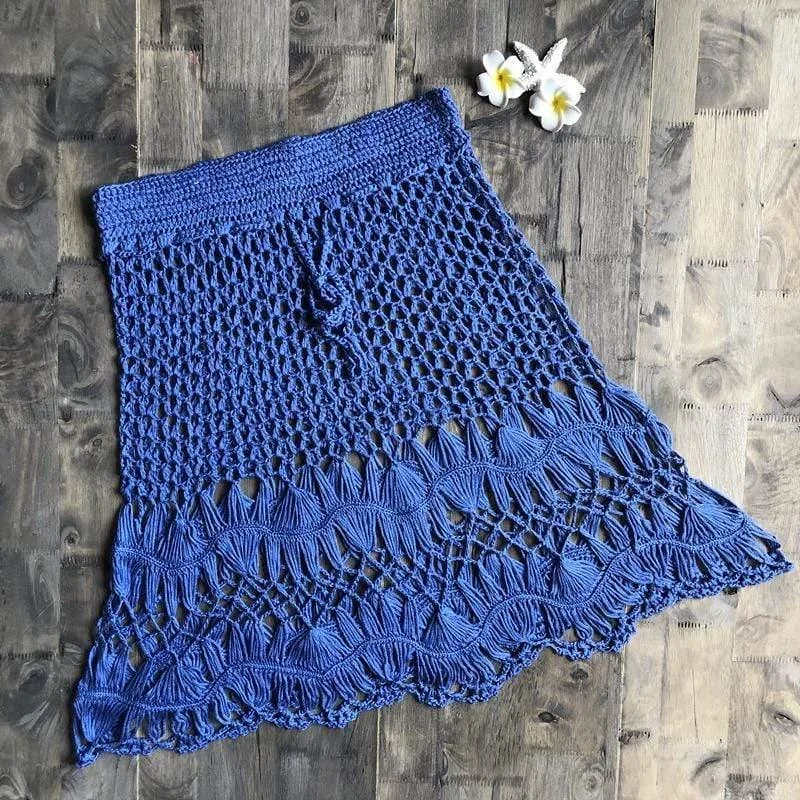 Hand Woven Boho Mini Skirt - Glova