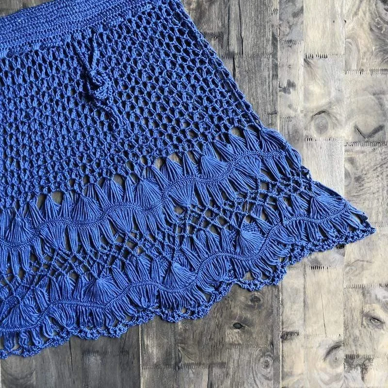 Hand Woven Boho Mini Skirt - Glova