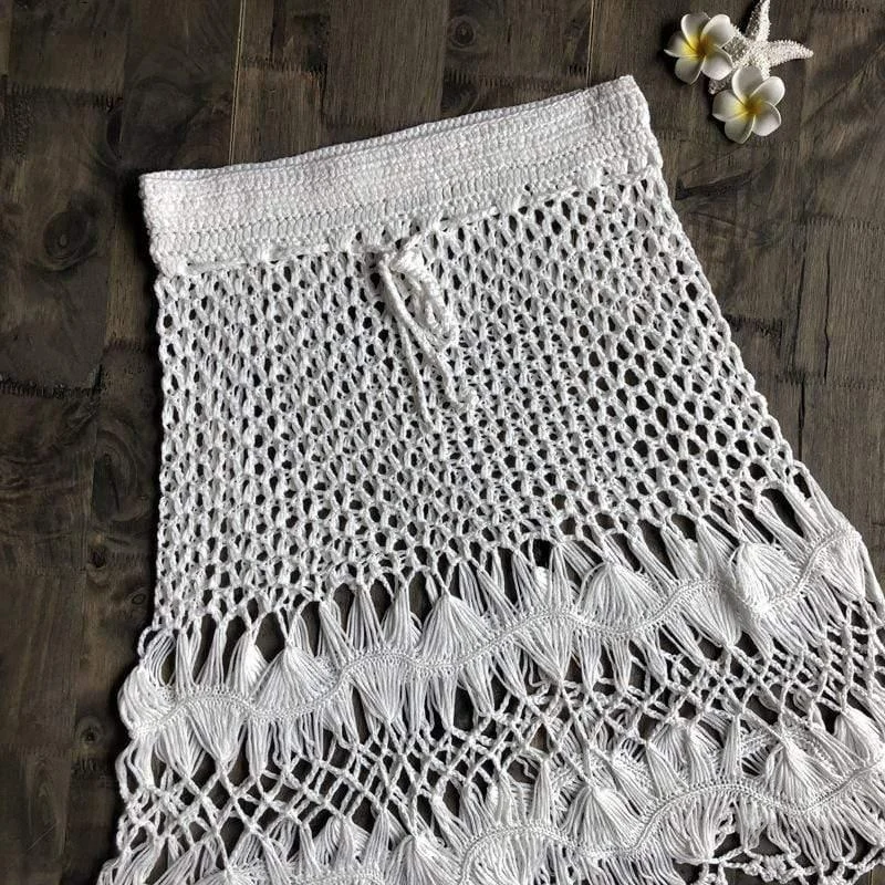 Hand Woven Boho Mini Skirt - Glova