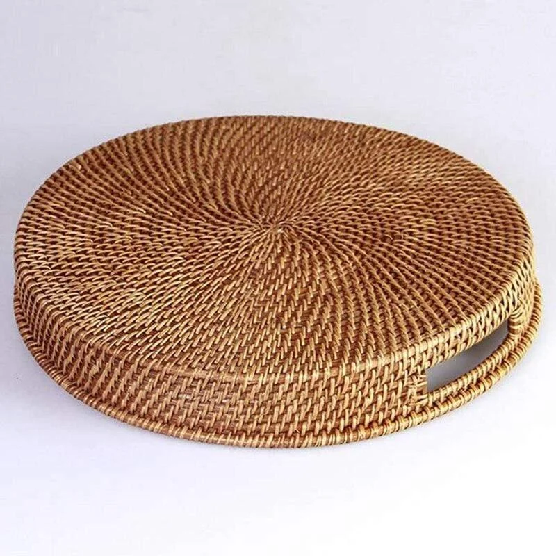 Hand-Woven Rattan Tray - Glova