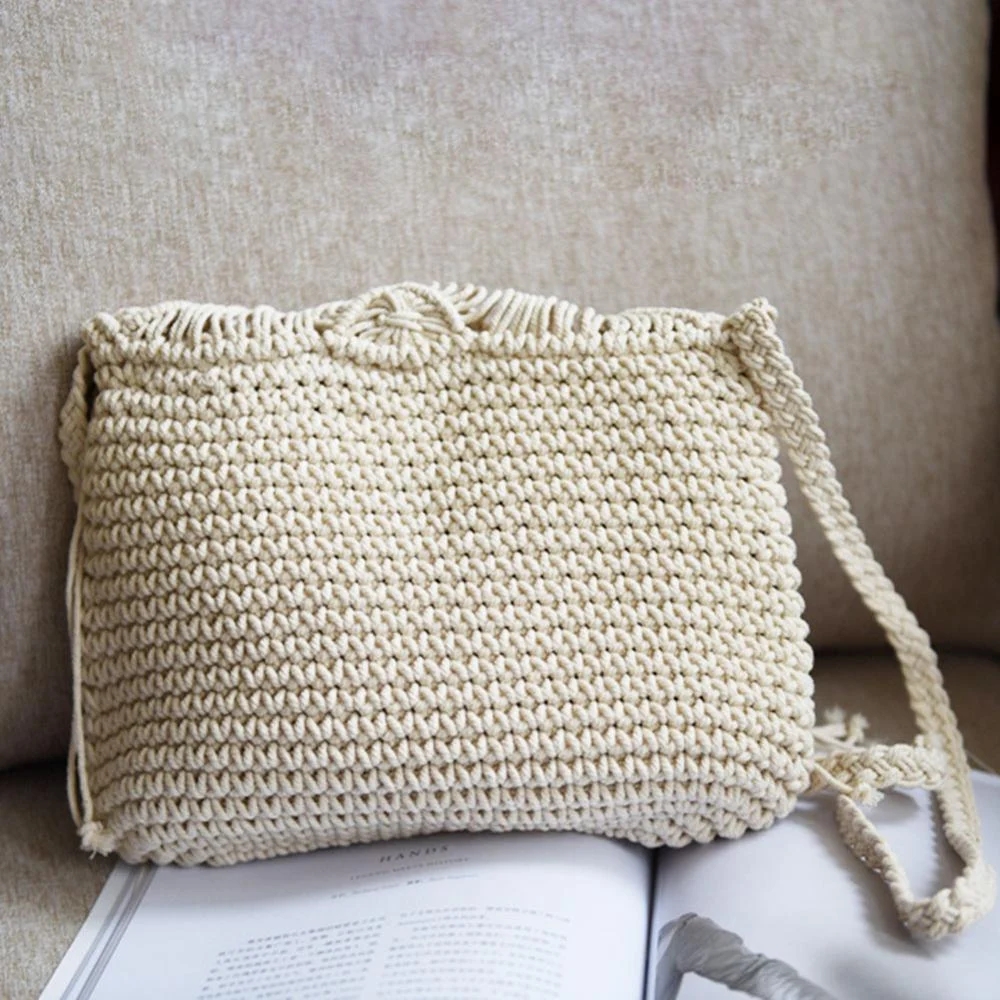 Handmade Crochet Bag with Tassels - Glova