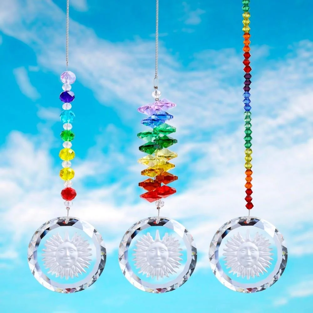 Handmade Crystal Glass Chakra Charm - Glova