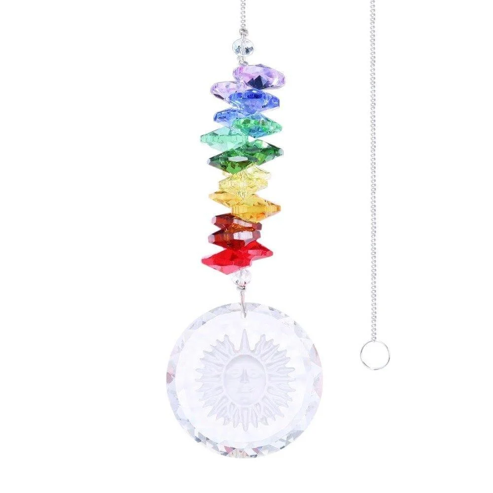 Handmade Crystal Glass Chakra Charm - Glova