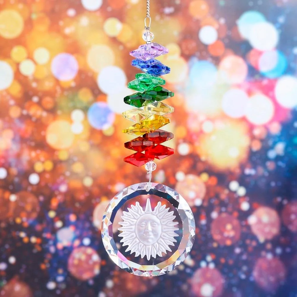 Handmade Crystal Glass Chakra Charm - Glova