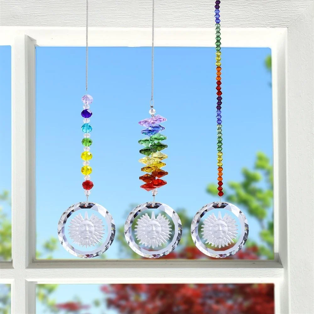 Handmade Crystal Glass Chakra Charm - Glova