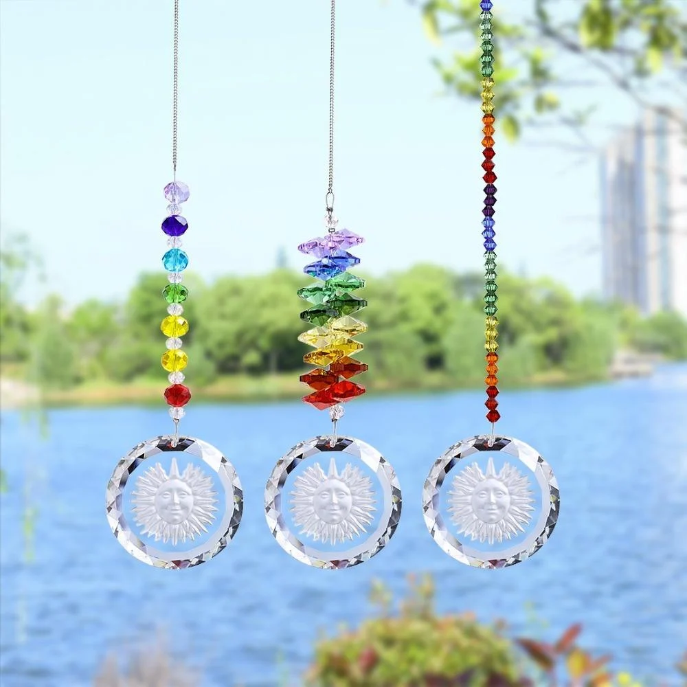 Handmade Crystal Glass Chakra Charm - Glova