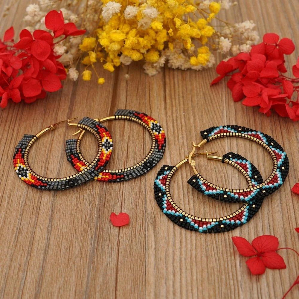 Handmade Ethnic Design Earrings - Glova