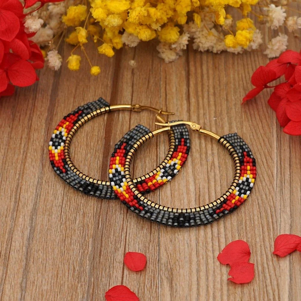 Handmade Ethnic Design Earrings - Glova