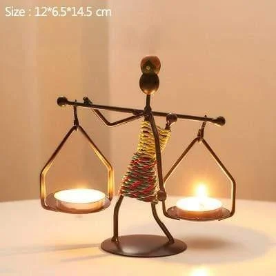 Handmade Figurines Metal Candlesticks - Glova